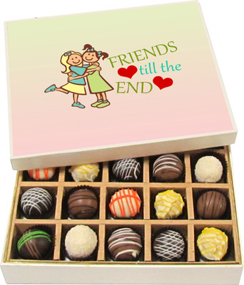 

Chocholik Friends Till The End - Dark, Milk, White Chocolate Truffles - 20pc Truffles(300 g)