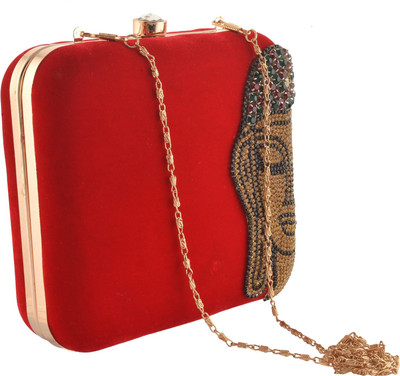 

Zephyrr Party Red Clutch