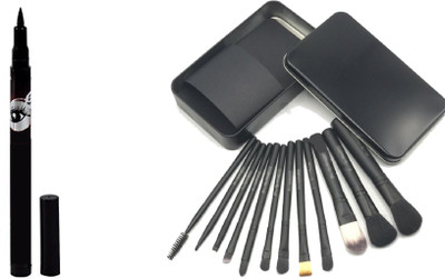 

HBO 36H Sketch Eyeliner & 12pcs Makeup Brush Combo(Set of 13)