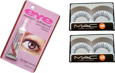 

Eye Lashes Glue- DarkTone & Easy to Remove - Low Cost 2 Pair False Eyelashes Natural Glue(Set of 3)