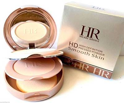 Hilary Rhoda HR-0804 HD High Definition Pressed Powder For Smooth Skin Compact -Beige Compact  (Beige, 18 g)
