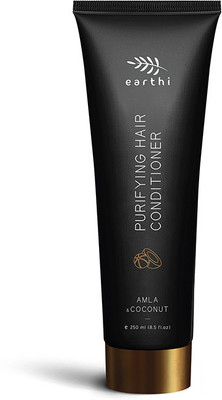 

Earthi Amla and Coconut Purifying Hair Conditioner, Dry Hair and Curly Hair, Pure Amla Extract, Herbal(250 ml)