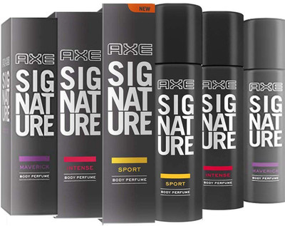 

AXE INTENSE BODY PERFUME 122 ML + MAVERICK BODY PERFUME 122 ML + SPORT BODY PERFUME 122 ML Deodorant Spray - For Men & Women(366 ml, Pack of 3)
