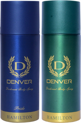 

Denver Hamilton and pride (pack of 2) Deodorant Spray - For Men(330 ml, Pack of 2)