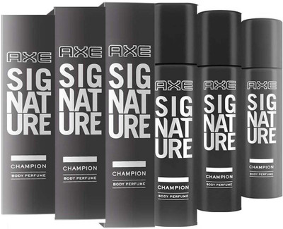 

AXE CHAMPION BODY PERFUME 122 ML Perfume Body Spray - For Men & Women(366 ml, Pack of 3)