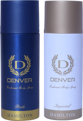 

Denver pride and imperial (pack of 2) Deodorant Spray - For Men(330 ml, Pack of 2)