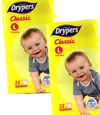 

Drypers _1000472600_ValueG1_L_38_Double - L(76 Pieces)