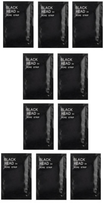 

stylazo Activated Charcoal Blackhead Remover Pore Cleansing Black Mask Pack Of 10(60 ml)