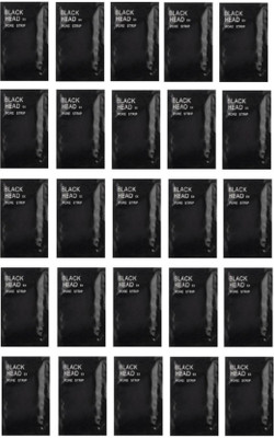 

Osking Activated Charcoal Blackhead Whitehead Remover Pore Cleansing Black Mask Pack Of 25(150 g)