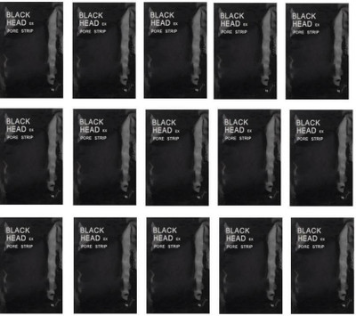 

Osking Activated Charcoal Blackhead Whitehead Remover Pore Cleansing Black Mask Pack Of 15(90 g)