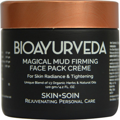 BioAyurveda MAGICAL MUD FIRMING FACE PACK CREAM 120G(120 g)