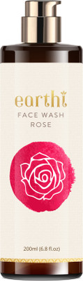 

Earthi Rose, Women, Pure Rose Extract, Herbal, Dry Skin and Oily Skin Face Wash(200 ml)