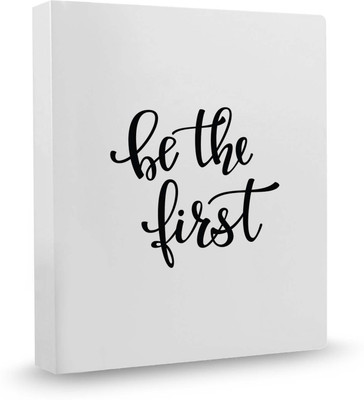 

100yellow Be The First PVC Plastic, Ring Binder(Set Of 1, Multicolor)