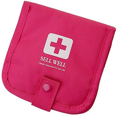 

Lemish LM199 Portable Folding First Aid Kit Travel Pouch Medicine Storage Bag-pink color First Aid Kit(Sports and Fitness, Home)