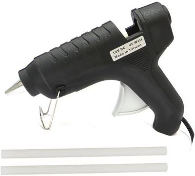 FADMAN ITEK BLACK 40W 40 WATT HOT MELT GUN WITH FREE 2 GLUE STICKS Standard Temperature Corded Glue Gun  (11 mm)