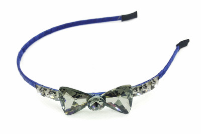 

fairytale bow hair band for party wear Head Band(Blue)