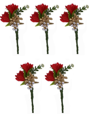

Fully Flower Hair Juda Pins For Girls And Women Wedding Use, Multicolor Hair Pin, Hair Clip, Hair Accessory Set(Multicolor)