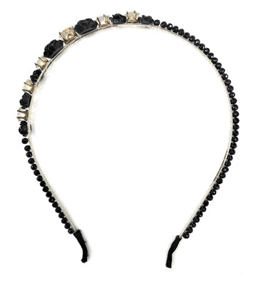 

fairytale fancy crystal hair bands Head Band(Black)