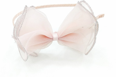 

fairytale Big bow fascinator hair band Head Band(Pink)