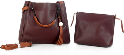 

Fiona Trends Shoulder Bag(Maroon, Brown), Brown;maroon