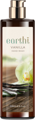 

Earthi Vanilla Handwash, Liquid, Antibacterial, Pure Vanilla(200 ml, Bottle)