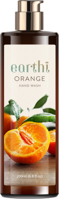 

Earthi Orange Handwash with Vitamin C, Liquid, Herbal, Anti Bacterial, Pure Orange Extract(200 ml, Bottle)