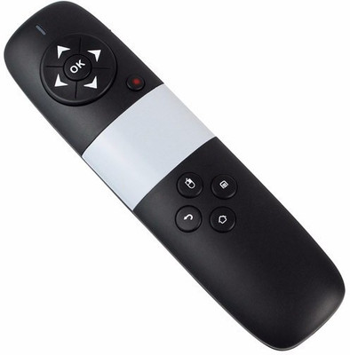 

Microware 3 IN 1 WS-505 2.4G Wireless Keyboard Air Mouse With Laser Pointer Pen For Laptop PC Smart TV Tablet Bluetooth Gaming Keyboard(Black)