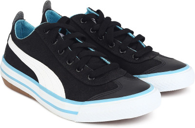 

Puma Boys & Girls Lace Sneakers(Black, Puma black-puma white-nrgy tur