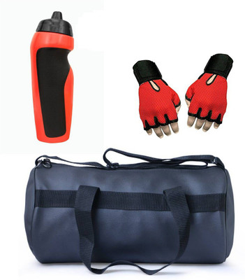 

Vellora Gym Bag And Gym Glove With Sipper Penguin Wrist Support Combo Gym & Fitness Kit
