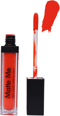 

The Looks Matte me Waterproof Liquid lipstick(Coral Orange, 5 ml)