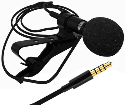 

LS Letsshop 3.5mm Clip Microphone For Youtube | Collar Mike for Voice Recording | Lapel Mic Mobile, PC, Laptop, Android Smartphones, DSLR Camera Microphone Microphone(Black)