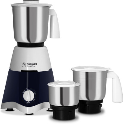 

Flipkart SmartBuy PowerChef Premium 500 W Mixer Grinder(Navy Blue, White, 3 Jars)