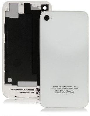 

Totta Apple iphone 4g Back Panel(White)