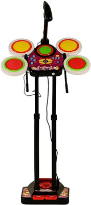

Dhawani Electronic Junior Jazz Drum Set - Next Music Star(Multicolor)