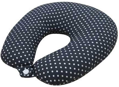 GORDON U-Shaped Printed Neck Pillow(Black, White)