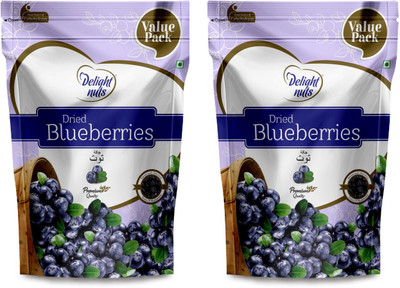 

Delight Nuts Dried Blueberries Value Pack-500g(Pack of 2) Blueberry(1000 g, Pouch)
