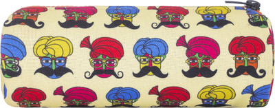 

Intelligent Idiots Utility Pouch Muchhi Art Artificial Leather Pencil Box(Set of 1, Multicolor)