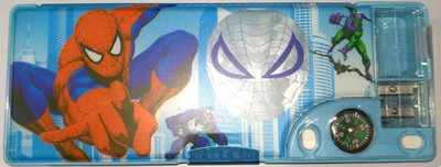 

A2Z Unique Design Spiderman Art Plastic Pencil Box(Set of 1, Multicolor)