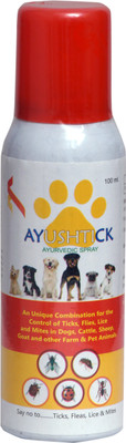 

AYUSHTICK Fleas & Tick Removal Spray(100 ml)