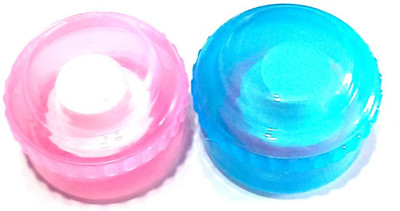 

OM Powder Puff with Powder Storage(Color May Very) Combo.(Multicolor)