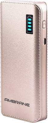 Ambrane 12500 mAh Power Bank (P-1133)(Gold, Lithium-ion)