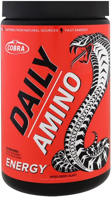 

COBRA LABS DAILY AMINO EAA (Essential Amino Acids)(255 g, MIXED BERRY BLAST)
