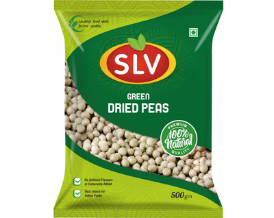 

slv food products Green Dried Peas (Whole)(500 g)