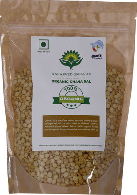 

Aaharved Organics Unpolished Yellow Chana Dal (Split)(500 g)