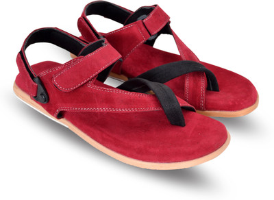 

FOX HUNT Men Red Flats