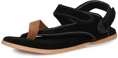 

Floxtar Men Black Sandals