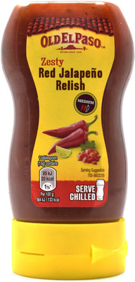 Old Elpaso Zesty Red Jalapeno Relish, Medium - 255g Sauce(255 g)