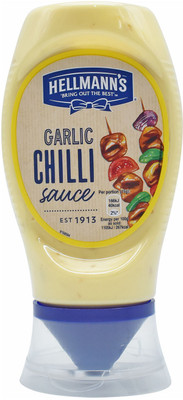 

Helmanns Garlic Chilli Sauce - 256g (250ml) Sauce(256 g)