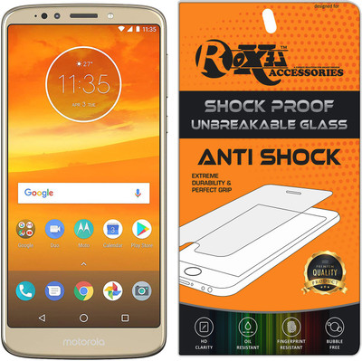 Roxel Screen Guard for Moto E5 Plus (Fine Gold, 5000mAh Battery)(Pack of 1)