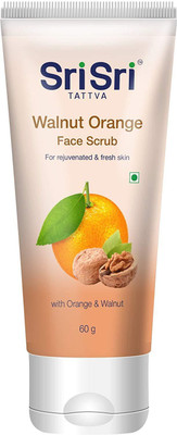 Sri Sri Ayurveda Walnut Orange Face Scrub 60G Scrub(60 g)